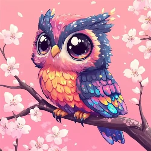 Puzzle für Erwachsene 500 Teile Lila Eule, DIY Kreative Unterhaltung, Spaß, Klassisches Puzzles für Erwachsene Lernspiel Spielzeug Geschenk Jigsaw Puzzle 500 Teile von Muaor