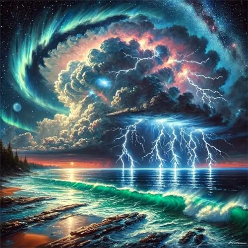 Puzzle für Erwachsene 500 Teile Meer Dunkle Wolken, DIY Kreative Unterhaltung, Spaß, Klassisches Puzzles für Erwachsene Lernspiel Spielzeug Geschenk Jigsaw Puzzle 500 Teile Puzzle für Erwachsene 500 Teile Meer Dunkle Wolken, DIY Kreative Unterhaltung, Spaß, Klassisches Puzzles für Erwachsene Lernspiel Spielzeug Geschenk Jigsaw Puzzle 500 Teile von Muaor