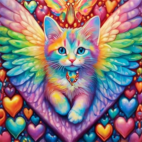 Puzzle für Erwachsene 500 Teile Regenbogen Flügel Katze, DIY Kreative Unterhaltung, Spaß, Klassisches Puzzles für Erwachsene Lernspiel Spielzeug Geschenk Jigsaw Puzzle 500 Teile Puzzle für Erwachsene 500 Teile Regenbogen Flügel Katze, DIY Kreative Unterhaltung, Spaß, Klassisches Puzzles für Erwachsene Lernspiel Spielzeug Geschenk Jigsaw Puzzle 500 Teile von Muaor