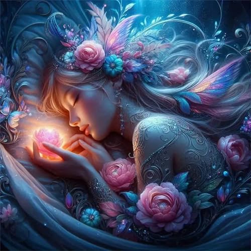 Puzzle für Erwachsene 500 Teile Rosenfeder Fee, DIY Kreative Unterhaltung, Spaß, Klassisches Puzzles für Erwachsene Lernspiel Spielzeug Geschenk Jigsaw Puzzle 500 Teile von Muaor