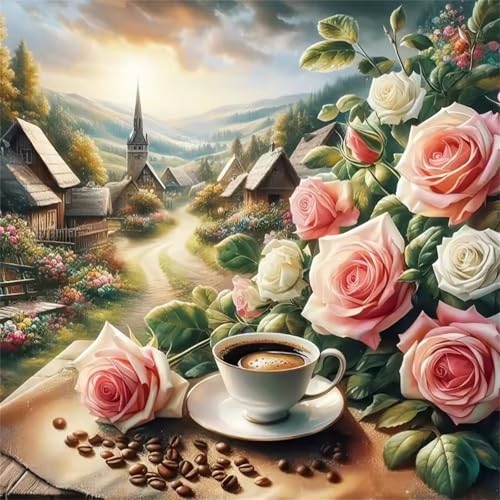 Puzzle für Erwachsene 500 Teile Stadtkaffee Rose, DIY Kreative Unterhaltung, Spaß, Klassisches Puzzles für Erwachsene Lernspiel Spielzeug Geschenk Jigsaw Puzzle 500 Teile Puzzle für Erwachsene 500 Teile Stadtkaffee Rose, DIY Kreative Unterhaltung, Spaß, Klassisches Puzzles für Erwachsene Lernspiel Spielzeug Geschenk Jigsaw Puzzle 500 Teile von Muaor
