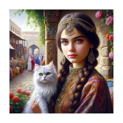 Puzzle für Erwachsene 500 Teile Street Beauty Katze, DIY Kreative Unterhaltung, Spaß, Klassisches Puzzles für Erwachsene Lernspiel Spielzeug Geschenk Jigsaw Puzzle 500 Teile von Muaor
