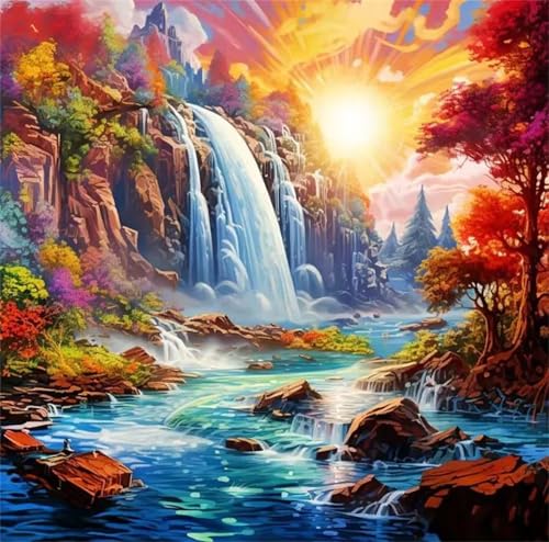 Puzzle für Erwachsene 500 Teile Sunset Cliff Wasserfall, DIY Kreative Unterhaltung, Spaß, Klassisches Puzzles für Erwachsene Lernspiel Spielzeug Geschenk Jigsaw Puzzle 500 Teile Puzzle für Erwachsene 500 Teile Sunset Cliff Wasserfall, DIY Kreative Unterhaltung, Spaß, Klassisches Puzzles für Erwachsene Lernspiel Spielzeug Geschenk Jigsaw Puzzle 500 Teile von Muaor