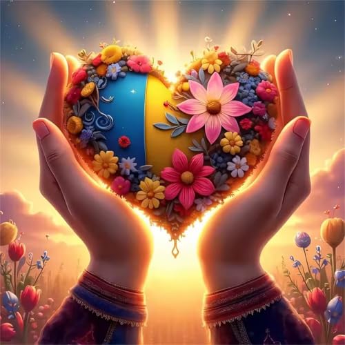 Puzzle für Erwachsene 500 Teile Sunshine Liebe Hände, DIY Kreative Unterhaltung, Spaß, Klassisches Puzzles für Erwachsene Lernspiel Spielzeug Geschenk Jigsaw Puzzle 500 Teile von Muaor