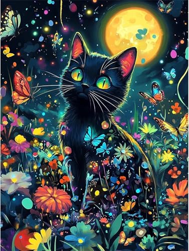 Puzzle für Erwachsene 60 Teile, DIY Kreative Unterhaltung Puzzles, schöne Geschenkidee Jigsaw Puzzle mit Nachtmond Schmetterling-Motiv Puzzle für Erwachsene 60 Teile, DIY Kreative Unterhaltung Puzzles, schöne Geschenkidee Jigsaw Puzzle mit Nachtmond Schmetterling-Motiv von Muaor