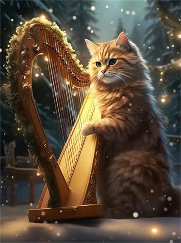 Puzzle für Erwachsene 90 Teile, DIY Kreative Unterhaltung Puzzles, schöne Geschenkidee Jigsaw Puzzle mit Cat Musikinstrumente-Motiv Puzzle für Erwachsene 90 Teile, DIY Kreative Unterhaltung Puzzles, schöne Geschenkidee Jigsaw Puzzle mit Cat Musikinstrumente-Motiv von Muaor