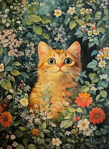 Puzzle für Erwachsene 90 Teile, DIY Kreative Unterhaltung Puzzles, schöne Geschenkidee Jigsaw Puzzle mit Pflanzen Blatt Katze-Motiv Puzzle für Erwachsene 90 Teile, DIY Kreative Unterhaltung Puzzles, schöne Geschenkidee Jigsaw Puzzle mit Pflanzen Blatt Katze-Motiv von Muaor
