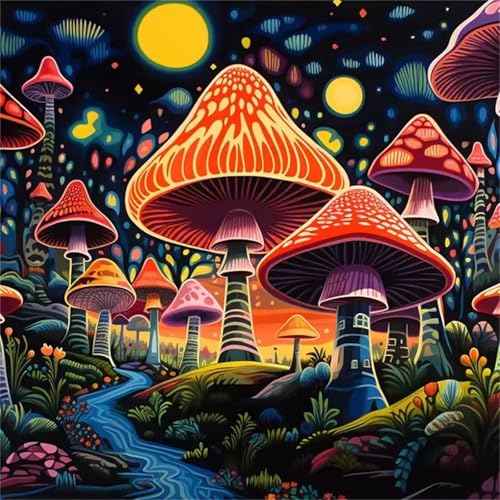Puzzles 120 Teile für Erwachsene,Herausforderndes Rätsel,Kreative Unterhaltung Puzzles für Die Ganze Familie,Spaß Klassisches Puzzle 120,Puzzlespiele mit Abstrakter Pilz-Motiv Puzzles 120 Teile für Erwachsene,Herausforderndes Rätsel,Kreative Unterhaltung Puzzles für Die Ganze Familie,Spaß Klassisches Puzzle 120,Puzzlespiele mit Abstrakter Pilz-Motiv von Muaor