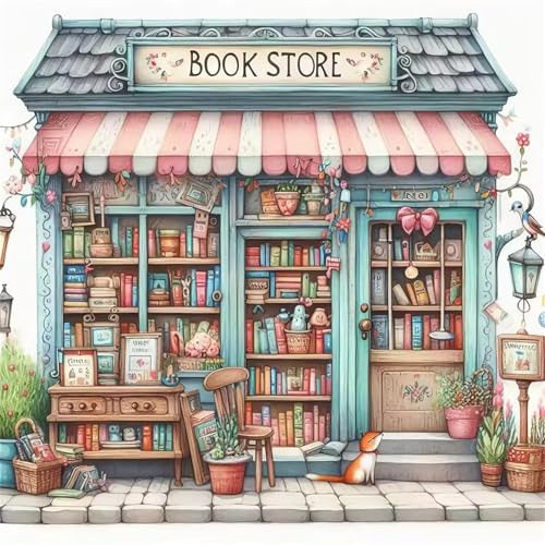 Puzzles 200 Teile für Erwachsene,Herausforderndes Rätsel,Kreative Unterhaltung Puzzles für Die Ganze Familie,Spaß Klassisches Puzzle 200,Puzzlespiele mit Buchhandlung Buchen-Motiv Puzzles 200 Teile für Erwachsene,Herausforderndes Rätsel,Kreative Unterhaltung Puzzles für Die Ganze Familie,Spaß Klassisches Puzzle 200,Puzzlespiele mit Buchhandlung Buchen-Motiv von Muaor