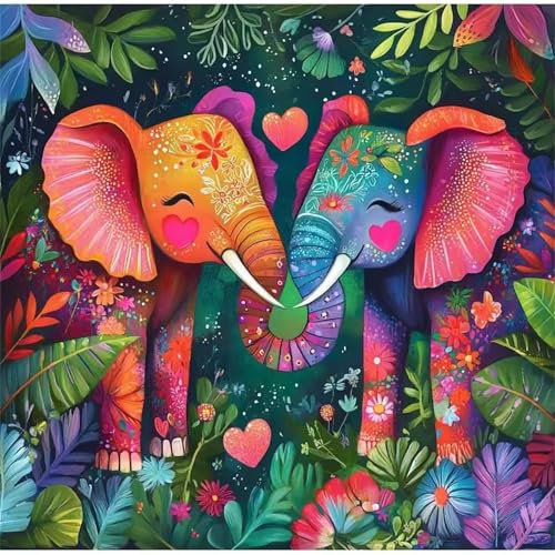 Puzzles 300 Teile für Erwachsene,Herausforderndes Rätsel,Kreative Unterhaltung Puzzles für Die Ganze Familie,Spaß Klassisches Puzzle 300,Puzzlespiele mit Bunter Elefant-Motiv Puzzles 300 Teile für Erwachsene,Herausforderndes Rätsel,Kreative Unterhaltung Puzzles für Die Ganze Familie,Spaß Klassisches Puzzle 300,Puzzlespiele mit Bunter Elefant-Motiv von Muaor