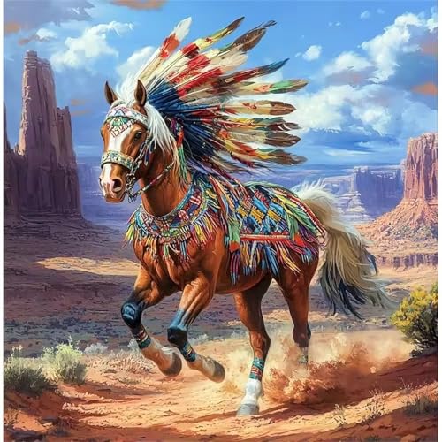 Puzzles 300 Teile für Erwachsene,Herausforderndes Rätsel,Kreative Unterhaltung Puzzles für Die Ganze Familie,Spaß Klassisches Puzzle 300,Puzzlespiele mit Ethnisches Pferd-Motiv Puzzles 300 Teile für Erwachsene,Herausforderndes Rätsel,Kreative Unterhaltung Puzzles für Die Ganze Familie,Spaß Klassisches Puzzle 300,Puzzlespiele mit Ethnisches Pferd-Motiv von Muaor