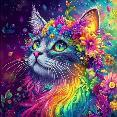 Regenbogen-Katze Puzzle 90 Teile, Impossible Puzzles Erwachsene 90 Teile, Lernspiel Herausforderung Spielzeug, Farbenfrohes Legespiel für Home Dekoration Regenbogen-Katze Puzzle 90 Teile, Impossible Puzzles Erwachsene 90 Teile, Lernspiel Herausforderung Spielzeug, Farbenfrohes Legespiel für Home Dekoration von Muaor