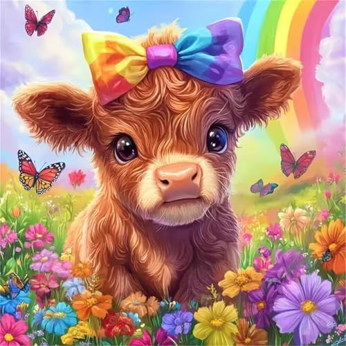 Regenbogen-Präriekuh Puzzle 90 Teile, Impossible Puzzles Erwachsene 90 Teile, Lernspiel Herausforderung Spielzeug, Farbenfrohes Legespiel für Home Dekoration Regenbogen-Präriekuh Puzzle 90 Teile, Impossible Puzzles Erwachsene 90 Teile, Lernspiel Herausforderung Spielzeug, Farbenfrohes Legespiel für Home Dekoration von Muaor
