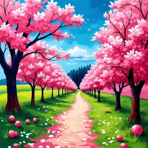 Rosa Baum-Szenerie Puzzle 90 Teile, Impossible Puzzles Erwachsene 90 Teile, Lernspiel Herausforderung Spielzeug, Farbenfrohes Legespiel für Home Dekoration Rosa Baum-Szenerie Puzzle 90 Teile, Impossible Puzzles Erwachsene 90 Teile, Lernspiel Herausforderung Spielzeug, Farbenfrohes Legespiel für Home Dekoration von Muaor