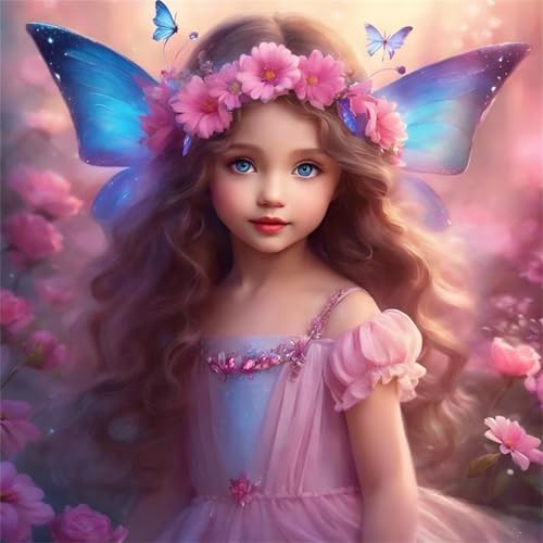 Rosa Schmetterling Mädchen Puzzle 90 Teile, Impossible Puzzles Erwachsene 90 Teile, Lernspiel Herausforderung Spielzeug, Farbenfrohes Legespiel für Home Dekoration von Muaor