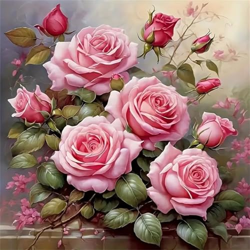 Rosengarten Puzzle 300 Teile, Impossible Puzzles Erwachsene 300 Teile, Lernspiel Herausforderung Spielzeug, Farbenfrohes Legespiel für Home Dekoration von Muaor