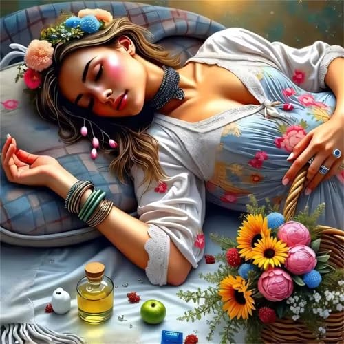 Schlafende Frau Puzzle 90 Teile, Impossible Puzzles Erwachsene 90 Teile, Lernspiel Herausforderung Spielzeug, Farbenfrohes Legespiel für Home Dekoration Schlafende Frau Puzzle 90 Teile, Impossible Puzzles Erwachsene 90 Teile, Lernspiel Herausforderung Spielzeug, Farbenfrohes Legespiel für Home Dekoration von Muaor