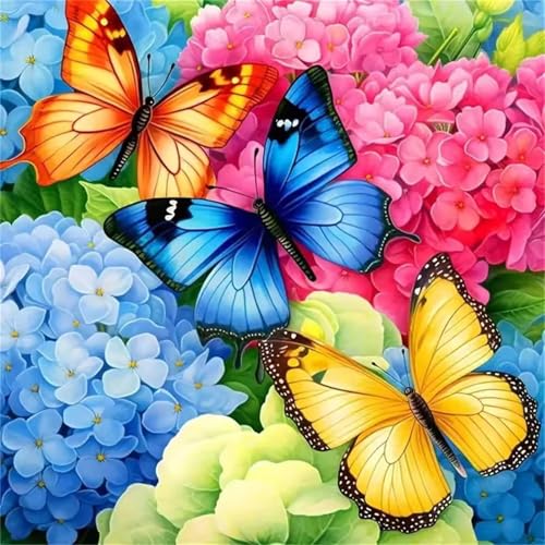 Schmetterling Hortensienblüte Puzzle 90 Teile, Impossible Puzzles Erwachsene 90 Teile, Lernspiel Herausforderung Spielzeug, Farbenfrohes Legespiel für Home Dekoration Schmetterling Hortensienblüte Puzzle 90 Teile, Impossible Puzzles Erwachsene 90 Teile, Lernspiel Herausforderung Spielzeug, Farbenfrohes Legespiel für Home Dekoration von Muaor