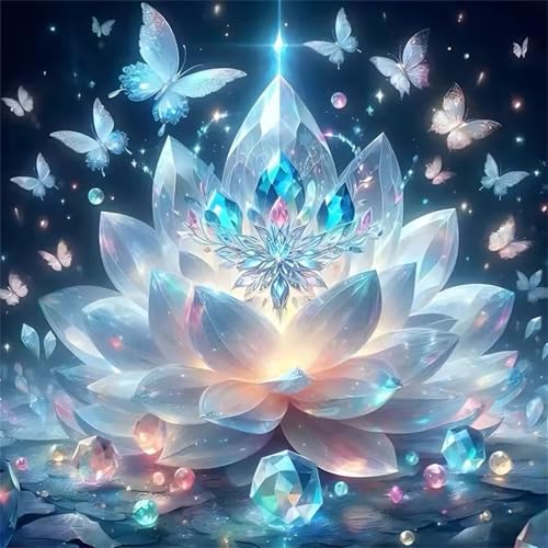 Schmetterling Kristall Blume Puzzle 90 Teile, Impossible Puzzles Erwachsene 90 Teile, Lernspiel Herausforderung Spielzeug, Farbenfrohes Legespiel für Home Dekoration von Muaor