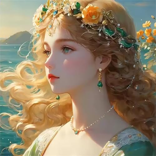 Seefrau Puzzle 300 Teile, Impossible Puzzles Erwachsene 300 Teile, Lernspiel Herausforderung Spielzeug, Farbenfrohes Legespiel für Home Dekoration von Muaor