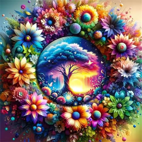 Sonnenblumenbaum Puzzle 90 Teile, Impossible Puzzles Erwachsene 90 Teile, Lernspiel Herausforderung Spielzeug, Farbenfrohes Legespiel für Home Dekoration Sonnenblumenbaum Puzzle 90 Teile, Impossible Puzzles Erwachsene 90 Teile, Lernspiel Herausforderung Spielzeug, Farbenfrohes Legespiel für Home Dekoration von Muaor
