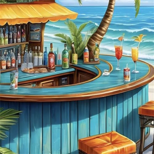 Strandbar Ozean Puzzle 90 Teile, Impossible Puzzles Erwachsene 90 Teile, Lernspiel Herausforderung Spielzeug, Farbenfrohes Legespiel für Home Dekoration Strandbar Ozean Puzzle 90 Teile, Impossible Puzzles Erwachsene 90 Teile, Lernspiel Herausforderung Spielzeug, Farbenfrohes Legespiel für Home Dekoration von Muaor