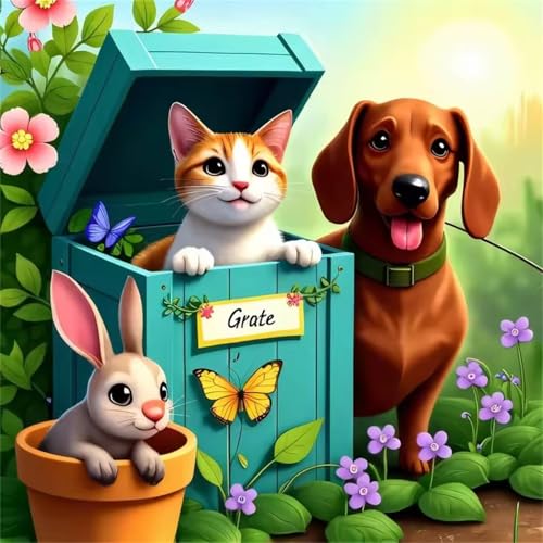 Tiere aus Holzkiste Puzzle 90 Teile, Impossible Puzzles Erwachsene 90 Teile, Lernspiel Herausforderung Spielzeug, Farbenfrohes Legespiel für Home Dekoration von Muaor