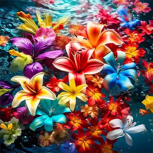 Unterwasser-Blumen Puzzle 300 Teile, Impossible Puzzles Erwachsene 300 Teile, Lernspiel Herausforderung Spielzeug, Farbenfrohes Legespiel für Home Dekoration Unterwasser-Blumen Puzzle 300 Teile, Impossible Puzzles Erwachsene 300 Teile, Lernspiel Herausforderung Spielzeug, Farbenfrohes Legespiel für Home Dekoration von Muaor