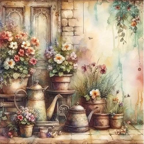 Verfallene Hausblumen Puzzle 90 Teile, Impossible Puzzles Erwachsene 90 Teile, Lernspiel Herausforderung Spielzeug, Farbenfrohes Legespiel für Home Dekoration von Muaor