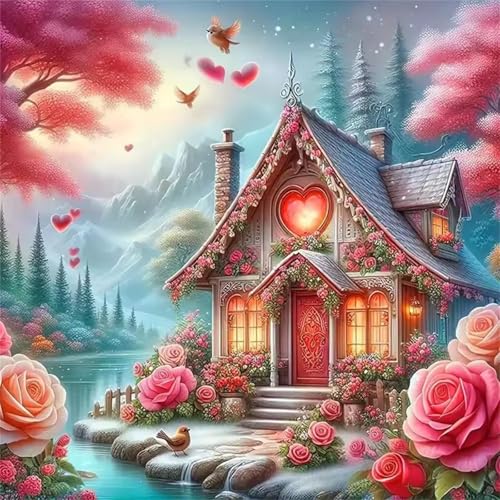 Winterwald-Landschaft Puzzle 300 Teile, Impossible Puzzles Erwachsene 300 Teile, Lernspiel Herausforderung Spielzeug, Farbenfrohes Legespiel für Home Dekoration von Muaor