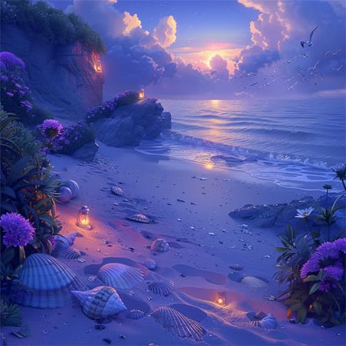Wolken-Strandmuscheln Puzzle 300 Teile, Impossible Puzzles Erwachsene 300 Teile, Lernspiel Herausforderung Spielzeug, Farbenfrohes Legespiel für Home Dekoration Wolken-Strandmuscheln Puzzle 300 Teile, Impossible Puzzles Erwachsene 300 Teile, Lernspiel Herausforderung Spielzeug, Farbenfrohes Legespiel für Home Dekoration von Muaor