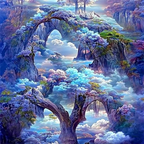 Wunderland-Wolke Puzzle 90 Teile, Impossible Puzzles Erwachsene 90 Teile, Lernspiel Herausforderung Spielzeug, Farbenfrohes Legespiel für Home Dekoration Wunderland-Wolke Puzzle 90 Teile, Impossible Puzzles Erwachsene 90 Teile, Lernspiel Herausforderung Spielzeug, Farbenfrohes Legespiel für Home Dekoration von Muaor