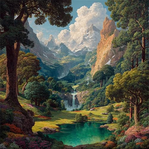 Wunderschöne Berglandschaft Puzzle 90 Teile, Impossible Puzzles Erwachsene 90 Teile, Lernspiel Herausforderung Spielzeug, Farbenfrohes Legespiel für Home Dekoration Wunderschöne Berglandschaft Puzzle 90 Teile, Impossible Puzzles Erwachsene 90 Teile, Lernspiel Herausforderung Spielzeug, Farbenfrohes Legespiel für Home Dekoration von Muaor