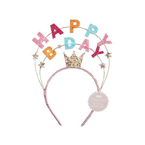 Mud Pie Kinder-Stirnband "Happy Bday", Happy Bday, Einheitsgröße Mud Pie Kinder-Stirnband "Happy Bday", Happy Bday, Einheitsgröße von Mud Pie