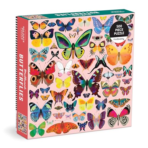 Brilliant Butterflies 500 Piece Family Puzzle Brilliant Butterflies 500 Piece Family Puzzle von MudPuppy