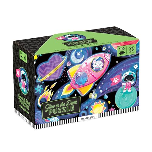 Cosmic Dreams 100 Piece Glow in The Dark Puzzle von MudPuppy