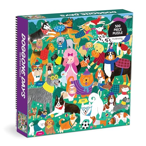 Doggone Days Family Puzzle: 500 Pieces von MudPuppy
