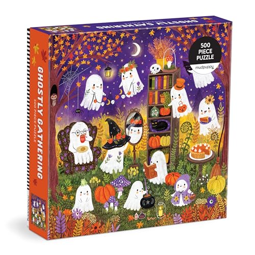 Ghostly Gathering: 500 Piece Family Puzzle von MudPuppy