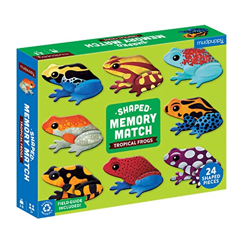 MudPuppy Tropical Frogs Shaped Memory Match von MudPuppy
