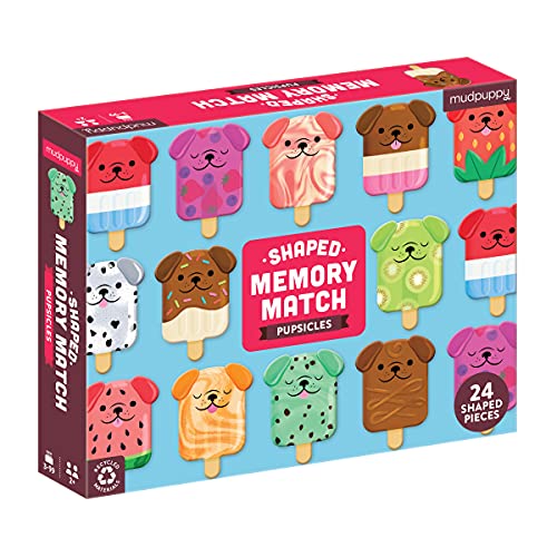 Mudpuppy Pupsicles Shaped Memory Match von MudPuppy
