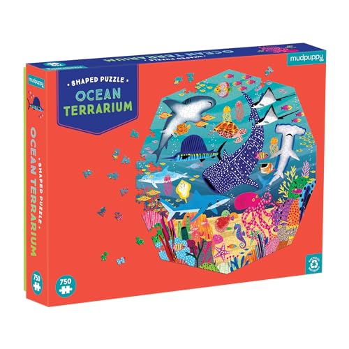 Ozean Terrarium 750 Stück geformtes Puzzle von MudPuppy