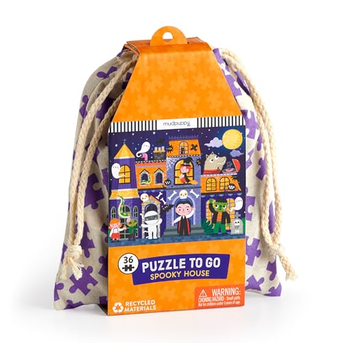Spooky House Puzzle to Go: 36 Pieces von MudPuppy