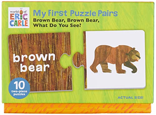 The World of Eric Carle Brown Bear, Brown Bear, What Do You See? My First Puzzle Pairs von MudPuppy