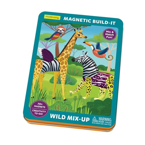 Mudpuppy 9780735370418 Wild Mix-Up Magnetisches Spiel, 1 EA von MudPuppy