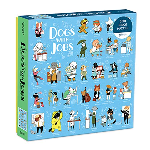 Dogs with Jobs 500 Piece Puzzle von Galison