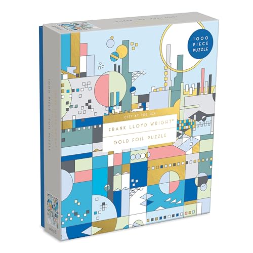 Frank Lloyd Wright City by The Sea 1000 Piece Foil Puzzle Frank Lloyd Wright City by The Sea 1000 Piece Foil Puzzle von Galison