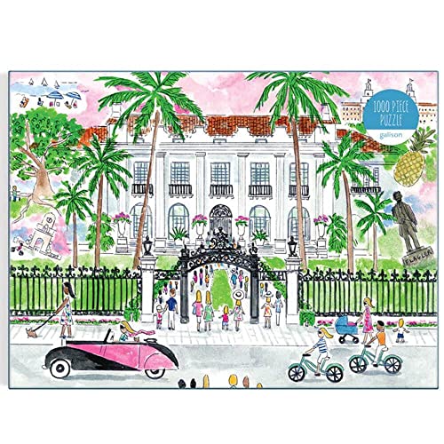 Galison 9780735373952 Michael Storrings A Sunny Day in Palm Beach 1000 Piece Puzzle von Galison