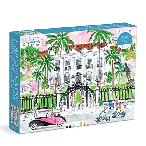 Galison 9780735373952 Michael Storrings A Sunny Day in Palm Beach 1000 Piece Puzzle von Galison