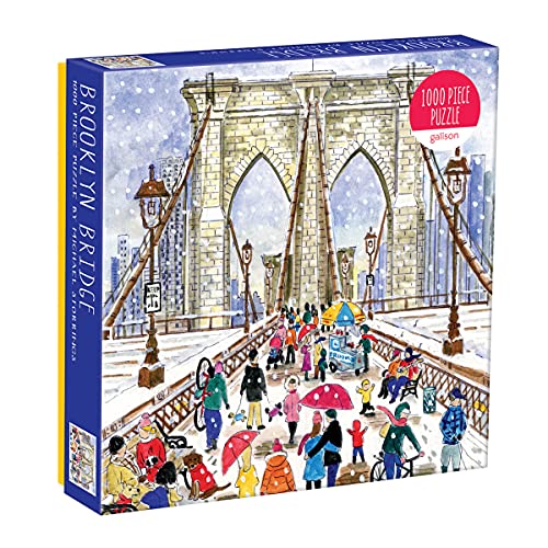 Michael Storrings Brooklyn Bridge 1000 Piece Puzzle in a Square Box von Galison