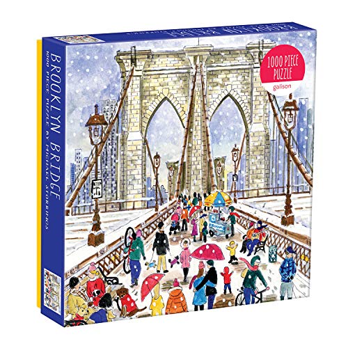 Michael Storrings Brooklyn Bridge 1000 Piece Puzzle in a Square Box Michael Storrings Brooklyn Bridge 1000 Piece Puzzle in a Square Box von Galison